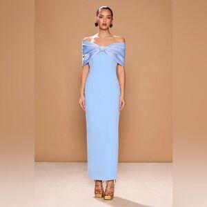 Elegant Blue Midi